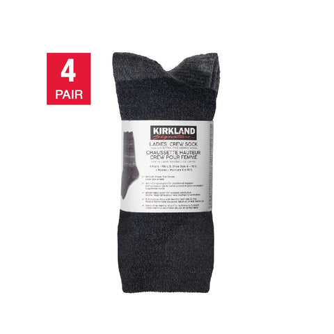 $5 OFF - Kirkland Women's Wool Blend Socks 6-10.5, 4 pairs