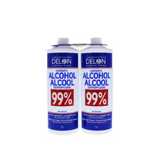 Delon Isopropyl Alcohol 99% USP, 2 x 1 L