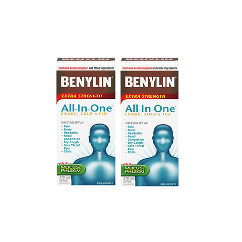 Benylin All in One, 2 x 270 mL