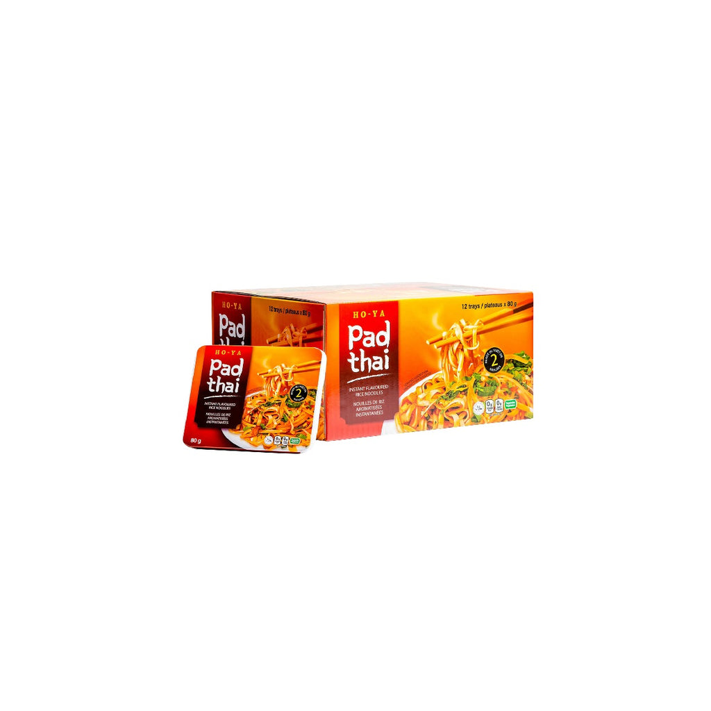 HO-YA Pad Thai Instant Flavoured Rice Noodles, 12 x 80 g