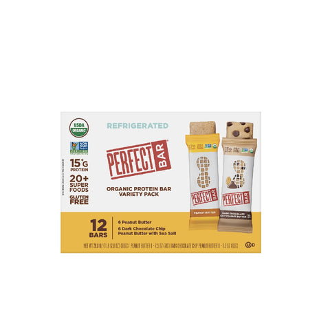 Perfect Bar Organic Variety Protein Bars, 822 g