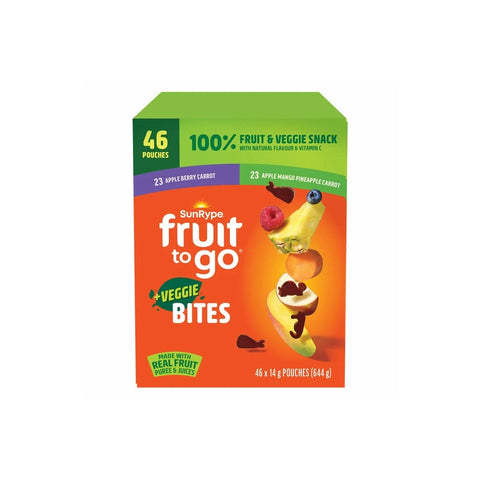 Sunrype Fruit to go Veggie bites, 46 x 14 g