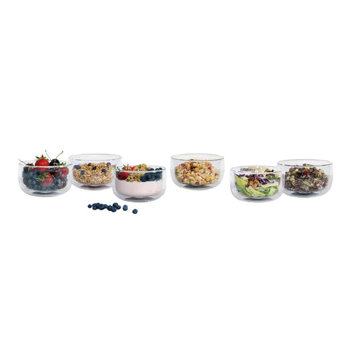 Henckels double walled bowls, 6 bowls