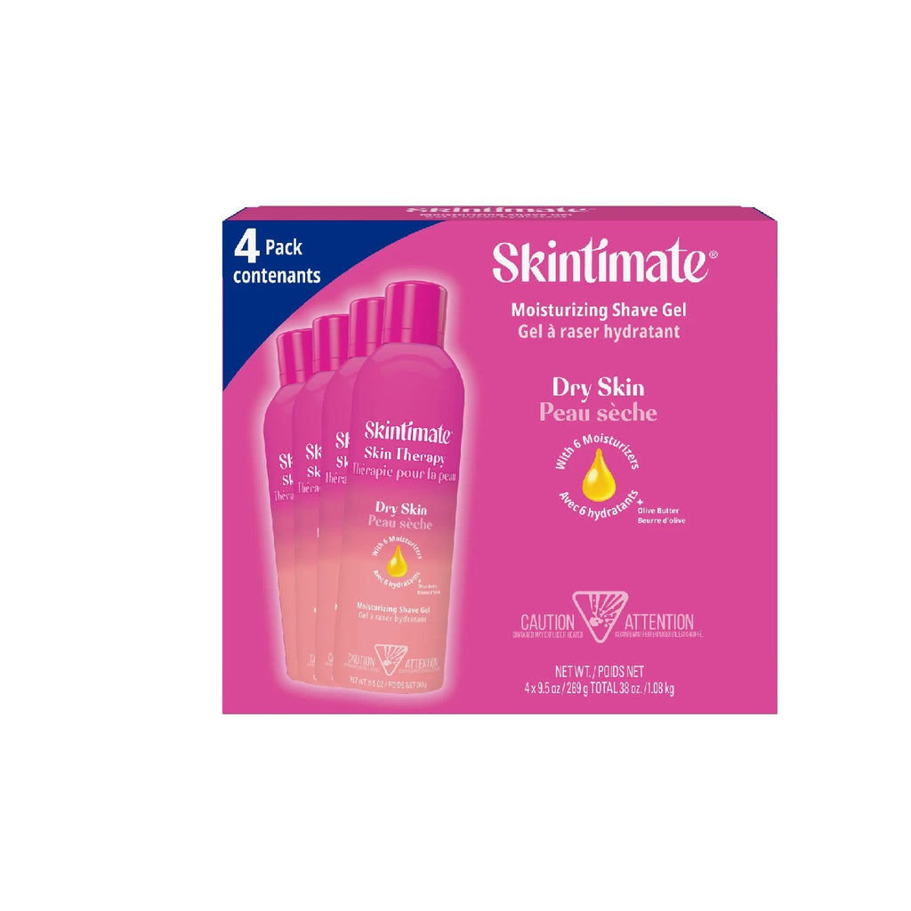 Skintimate Moisturizing shave gel, 4 x 269 g