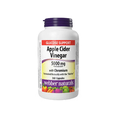 webber naturals Apple Cider Vinegar with Chromium, 360 capsules