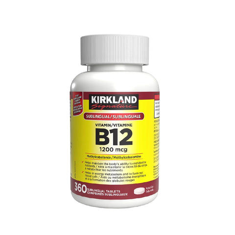 Kirkland Signature Vitamin B12 Methylcobalamin 1200 mcg, 360 tablets