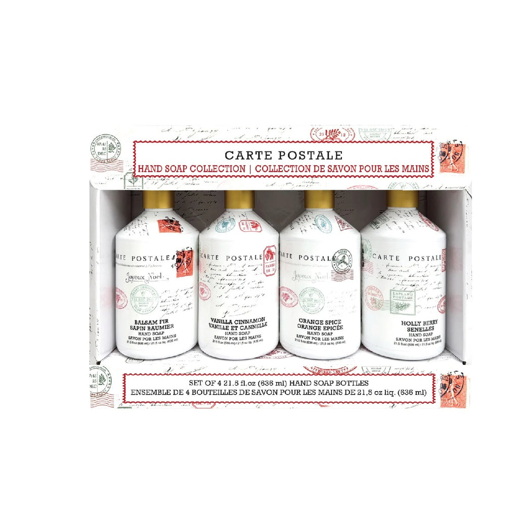 Carte Postale Hand Soap Collection, 4 x 636 ml