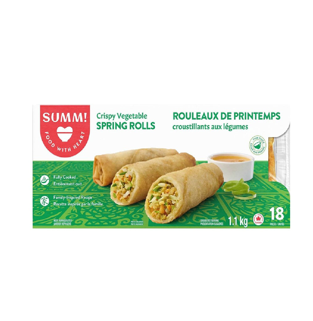 Summ! Crispy Vegetable Spring Rolls, 1.1 kg