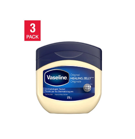 Vaseline Original Petroleum Jelly, 3 x 375 g