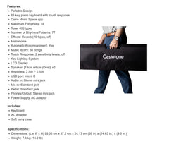 Casio Digital Keyboard, 1 keyboard