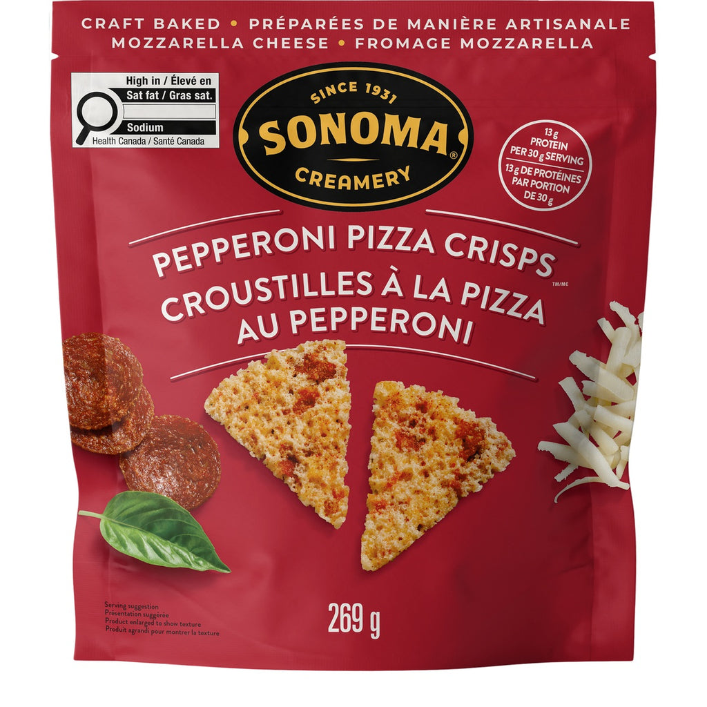 Sonoma Creamery Pepperoni Pizza Crisps, 269 g