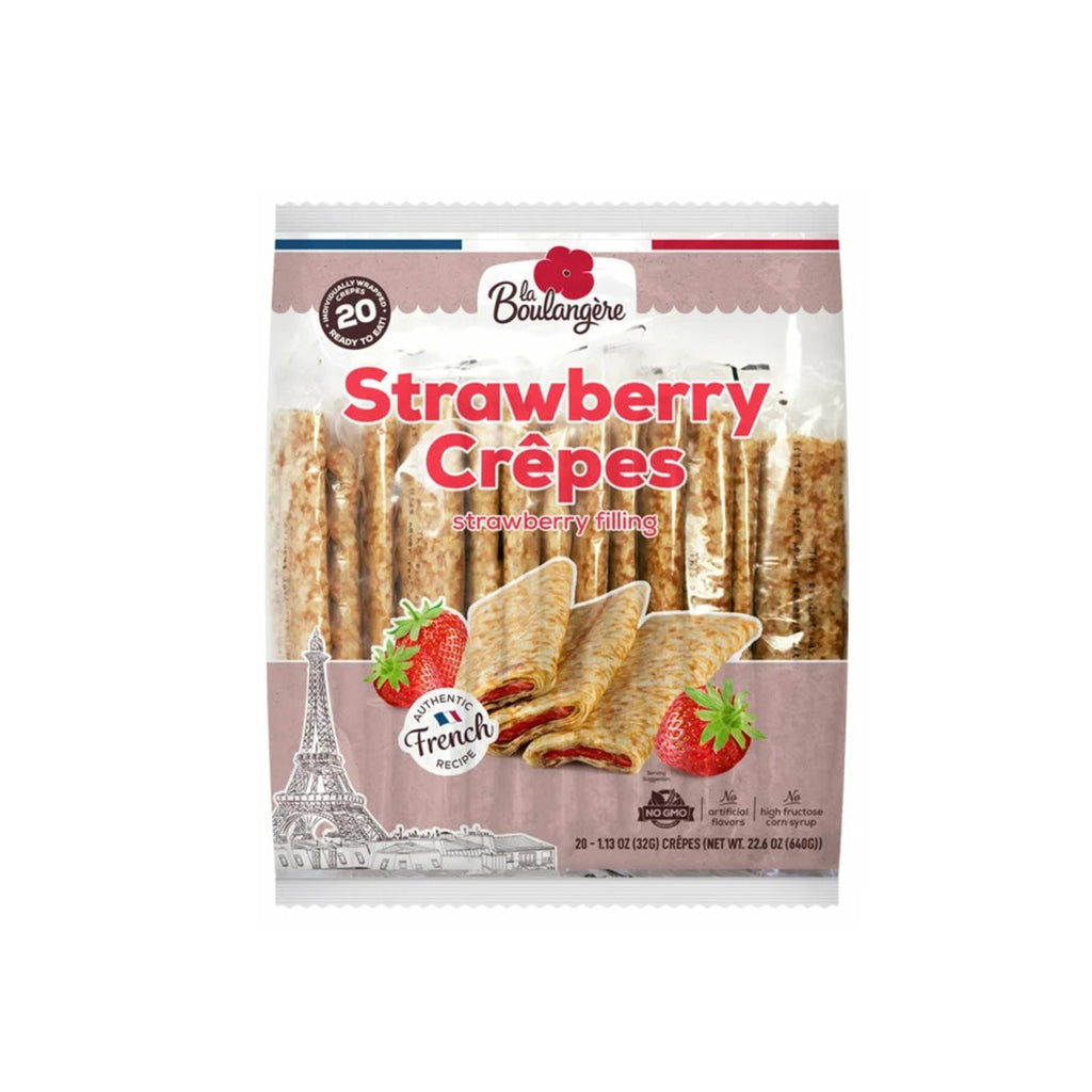 La Boulangere Strawberry filled Crepe, 20 x 32 g