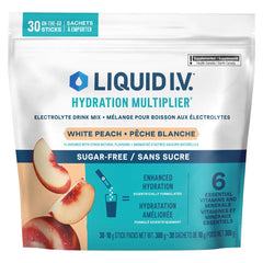 $10 OFF - Liquid I.V. Sugar Free White Peach Electrolyte, 30 sachets