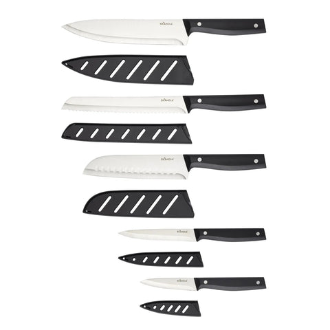 Skandia Knife Set with Sheaths, 6 knives