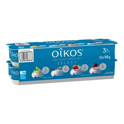 Danone Oikos Greek Yogourt 3%, 24 x 100 g