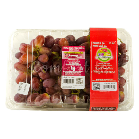 Red Seedless Grapes, 3 lb