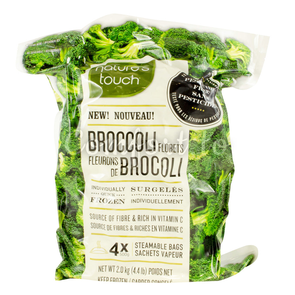 $3.5 OFF - Nature's Touch Frozen Broccoli Florets, 4 x 0.5 kg