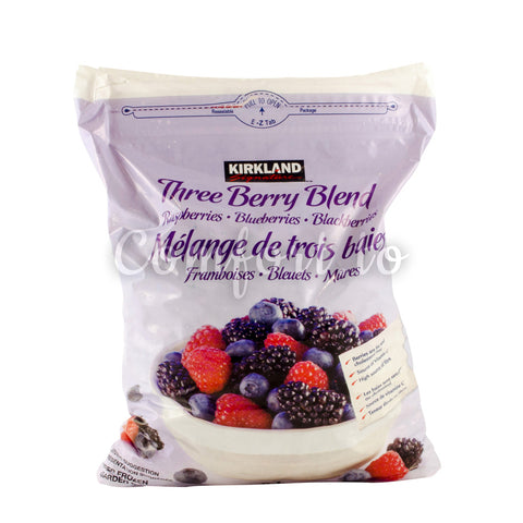Kirkland Frozen Three Berry Blend, 1.5 kg