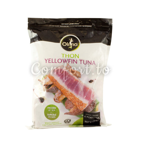 Olivia Frozen Thon Yellowfin Tuna, 907 g