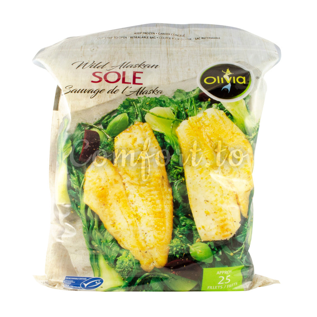 Olivia Frozen Wild Alaskan Sole, 1.7 kg