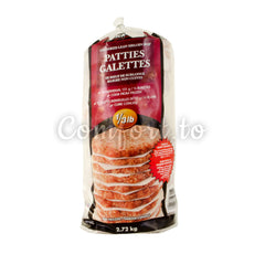 Kirkland Frozen Lean Sirloin Beef Patties, 2.7 kg