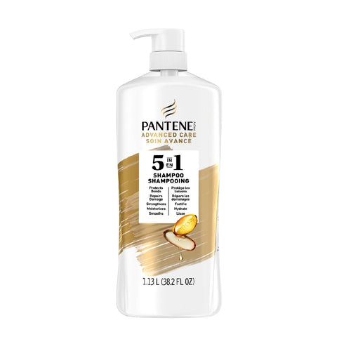 Pantene 5 in 1 Shampoo, 1.1 L