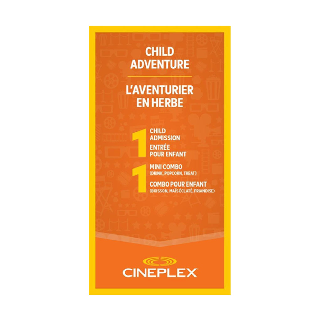 Cineplex Child Admission, 1 child