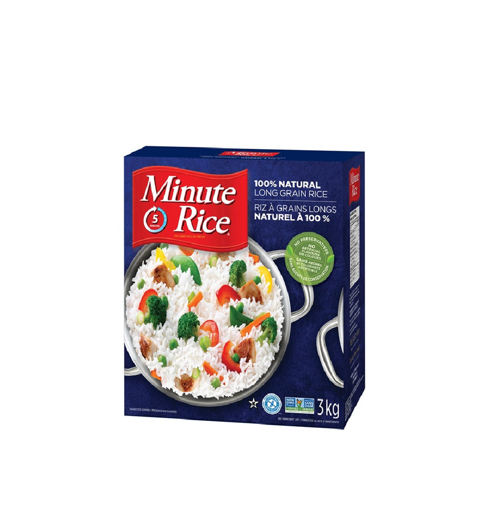 Minute Long Grain Rice, 3 kg