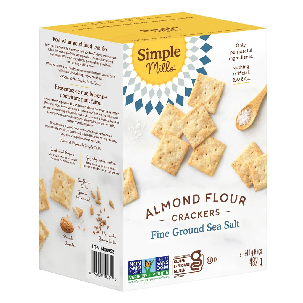 Simple Mills Almond Flour Cracker, 482 g