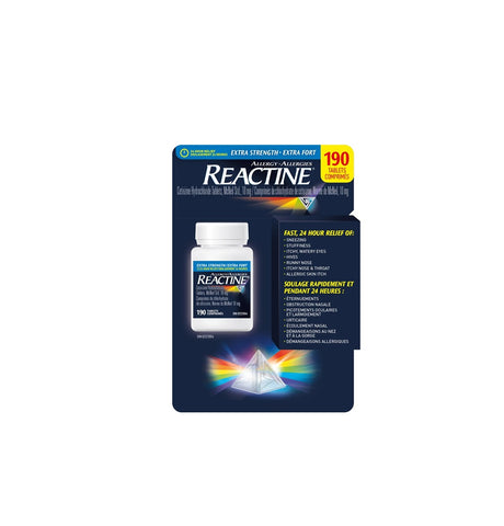 REACTINE Extra Strength, 190 tablets