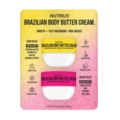 $5 OFF - Nutrius Brazilian Body Butter Cream, 2 x 177 mL