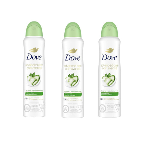 $4.5 OFF - Dove Anti-Perspirant Dry spray, 3 x 107 g