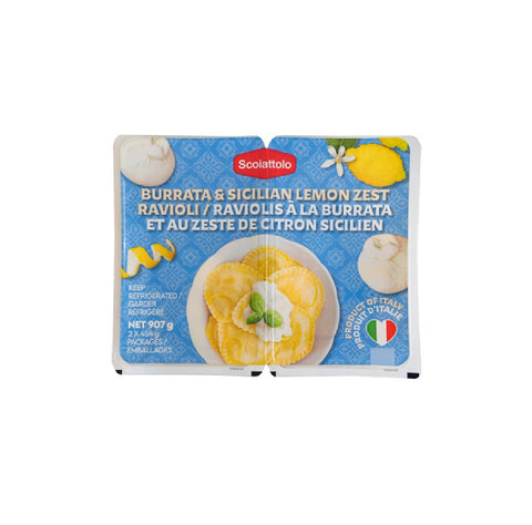 $3 OFF - Scoiattolo Burrata & Lemon Zest Raviolli, 2 x 454 g