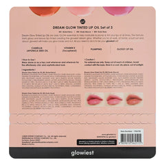 Glowiest Dream Glow Tinted Lip Oil, 3 x 5.7 ml