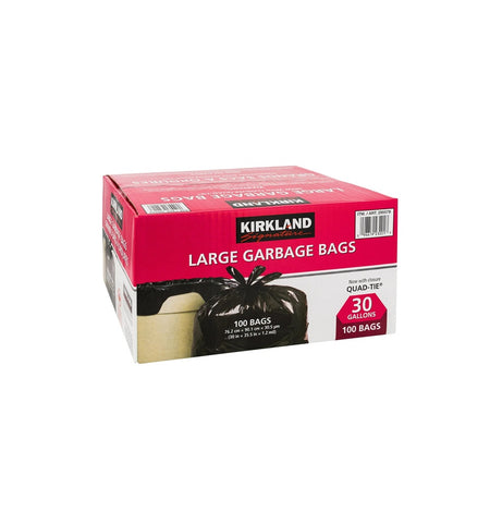 Kirkland Signature Garbage Bags, 100 bags