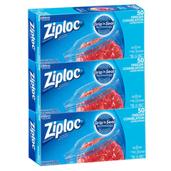 Ziploc Freezer Large Bags, 3 x 50 bags