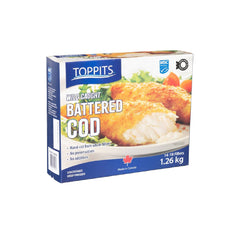 Toppits Battered Cod, 1.3 kg