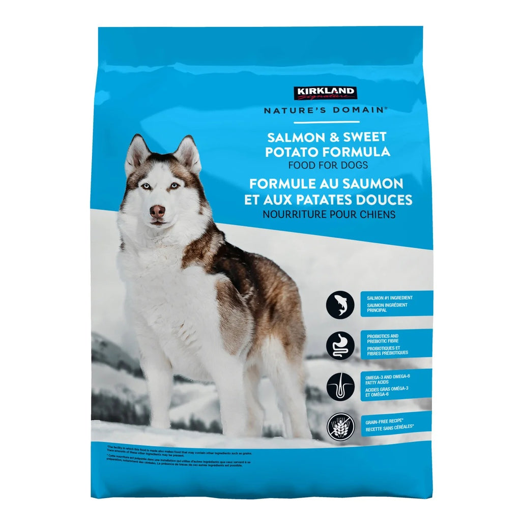 Kirkland Salmon and Sweet Potato Dog Food, 15.9 kg