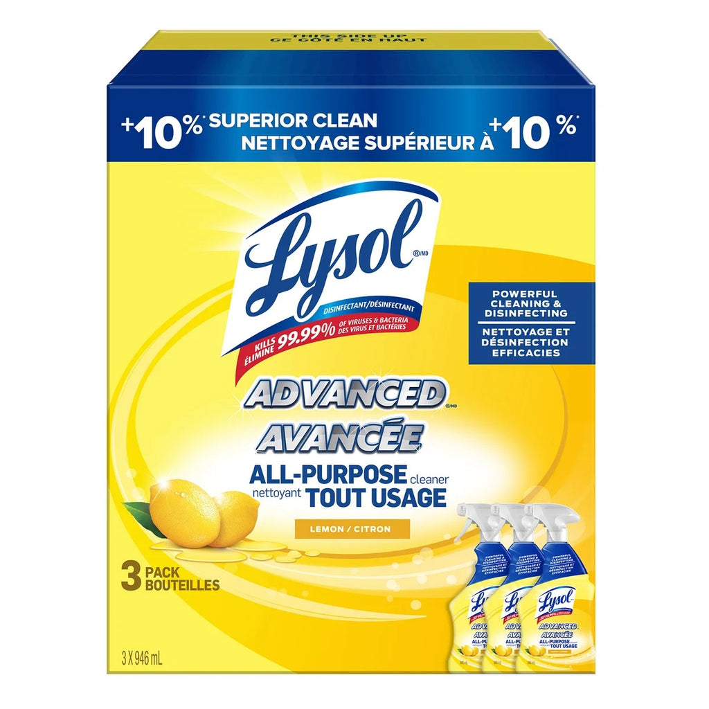 Lysol all - purpose cleaner, 3 x 946 ml