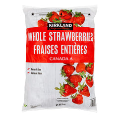 Kirkland Frozen Whole Strawberries, 2.5 kg