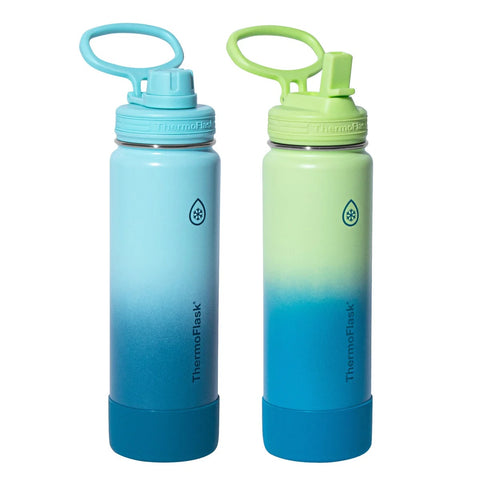Thermoflask 24-oz Water Bottles, 2 bottles