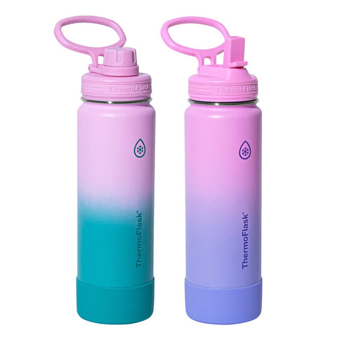 Thermoflask 24-oz Water Bottles, 2 bottles