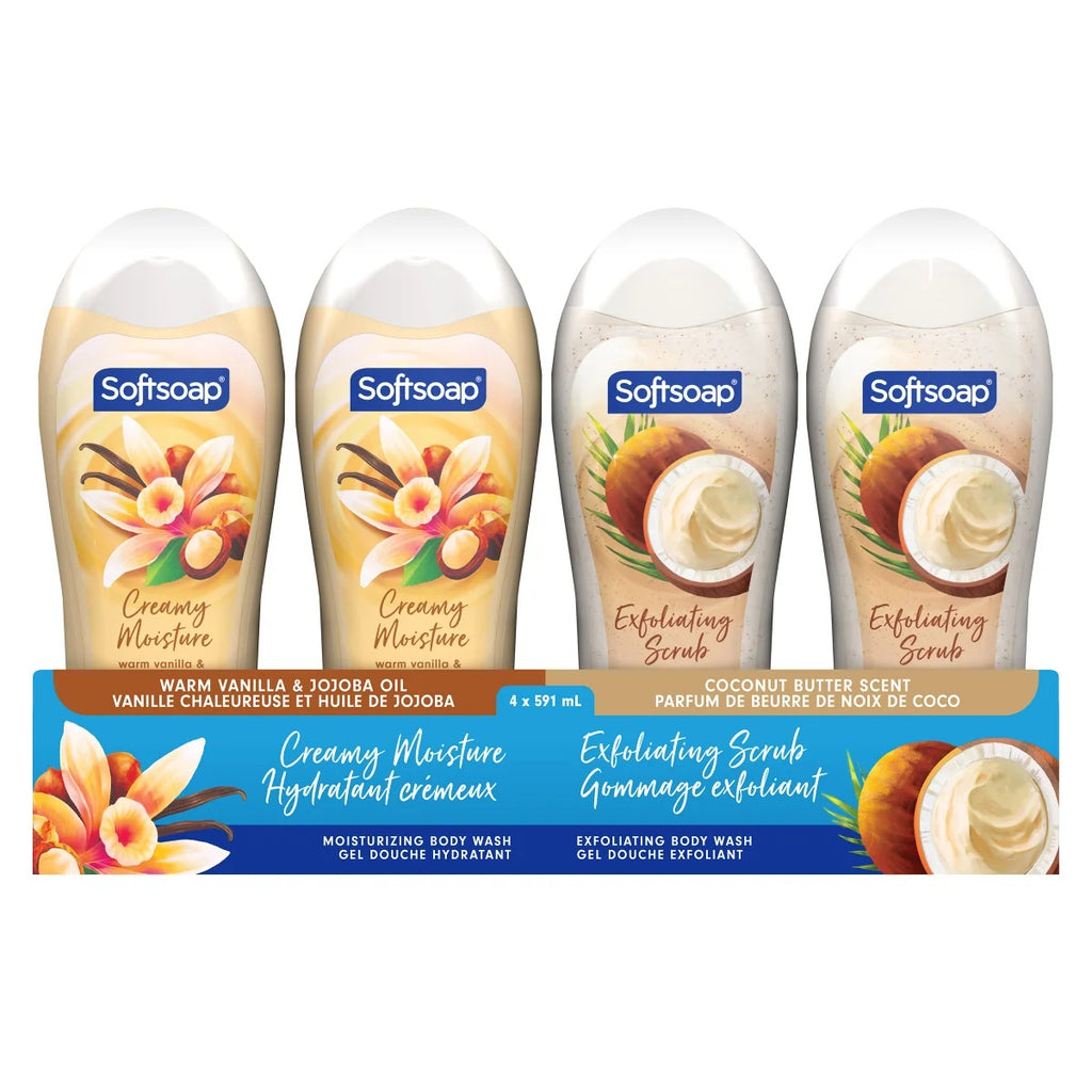 SoftSoap Body Wash, 4 x 591 mL