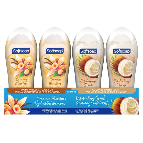 SoftSoap Body Wash, 4 x 591 mL