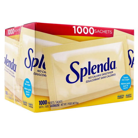Splenda No Calorie Sweetener, 1000 packets