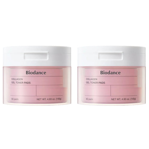 Biodance Collagen Gel Toner Pads, 2 x 60 pads