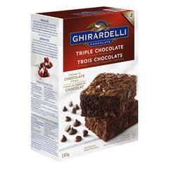 Ghirardelli Triple Chocolate Brownie Mix, 2.8 kg