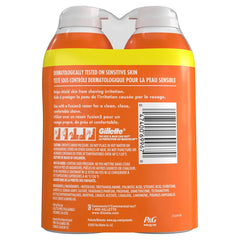Gillette Fusion5 Sensitive Shave Foam, 2 x 422 g
