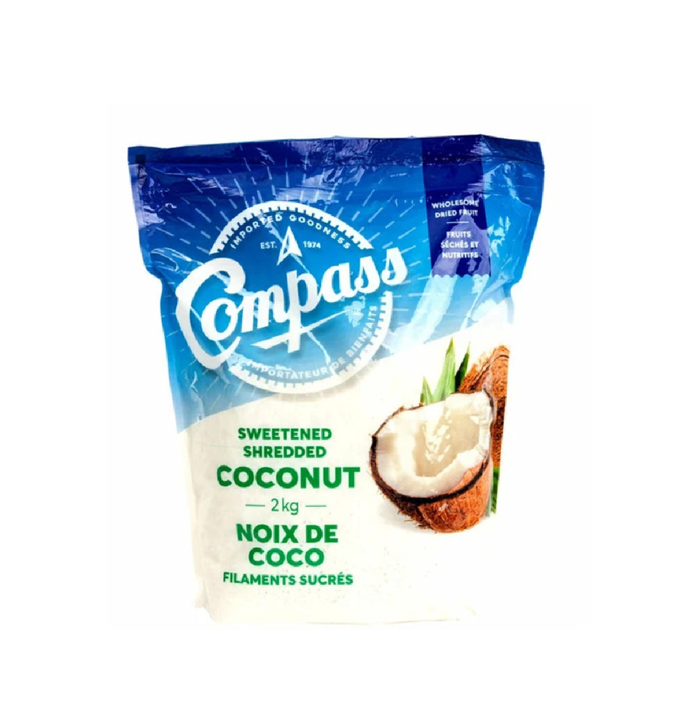 Compass Sweetened Shredded Coconut, 2 kg