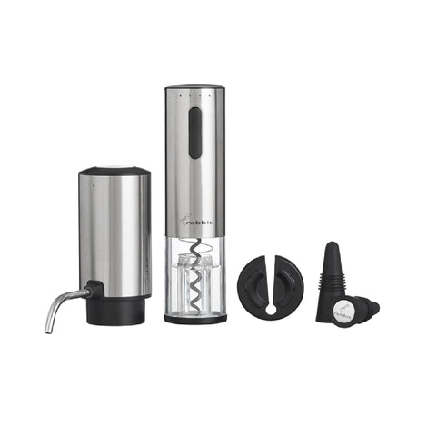 Rabbit Electric Corkscrew and Wine Set, 5 pieces